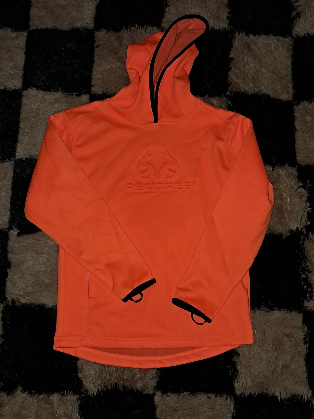 Realtree Blaze Orange Hooded Pullover